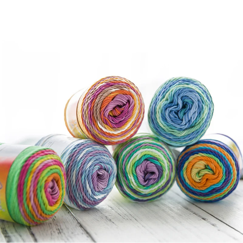 Хлопчатобумажная пряжа для вязания 50 г | Дом и сад