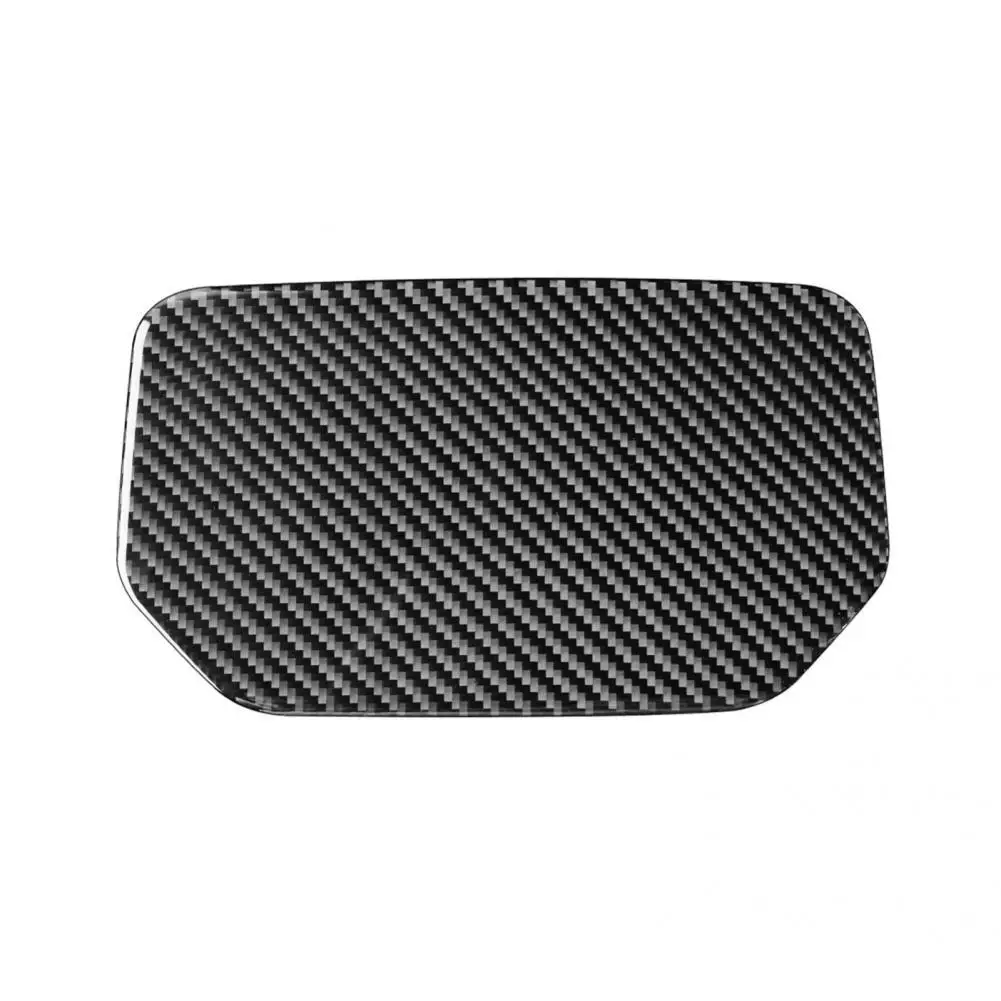 

Practical Shiny Surface Heat-resistant Carbon Fiber Dashboard Storage Box Pad Trim Panel Sticker Panel Trim Sticker