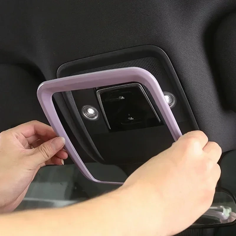 Для BYD Dolphin Стайлинг автомобиля на крыше лампа для чтения рамка декоративная