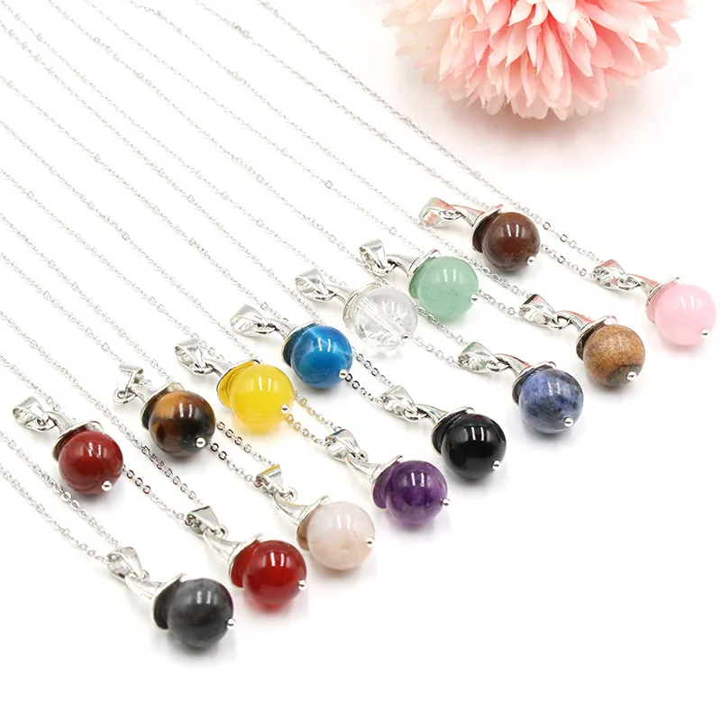 

10 шт., подвеска с натуральным камнем