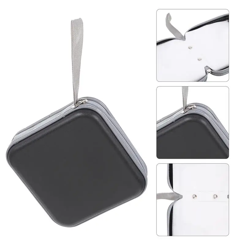 

CD Case DVD Organizer 40-slot CD Wallet Zipper CD Holder Portable Disc Case