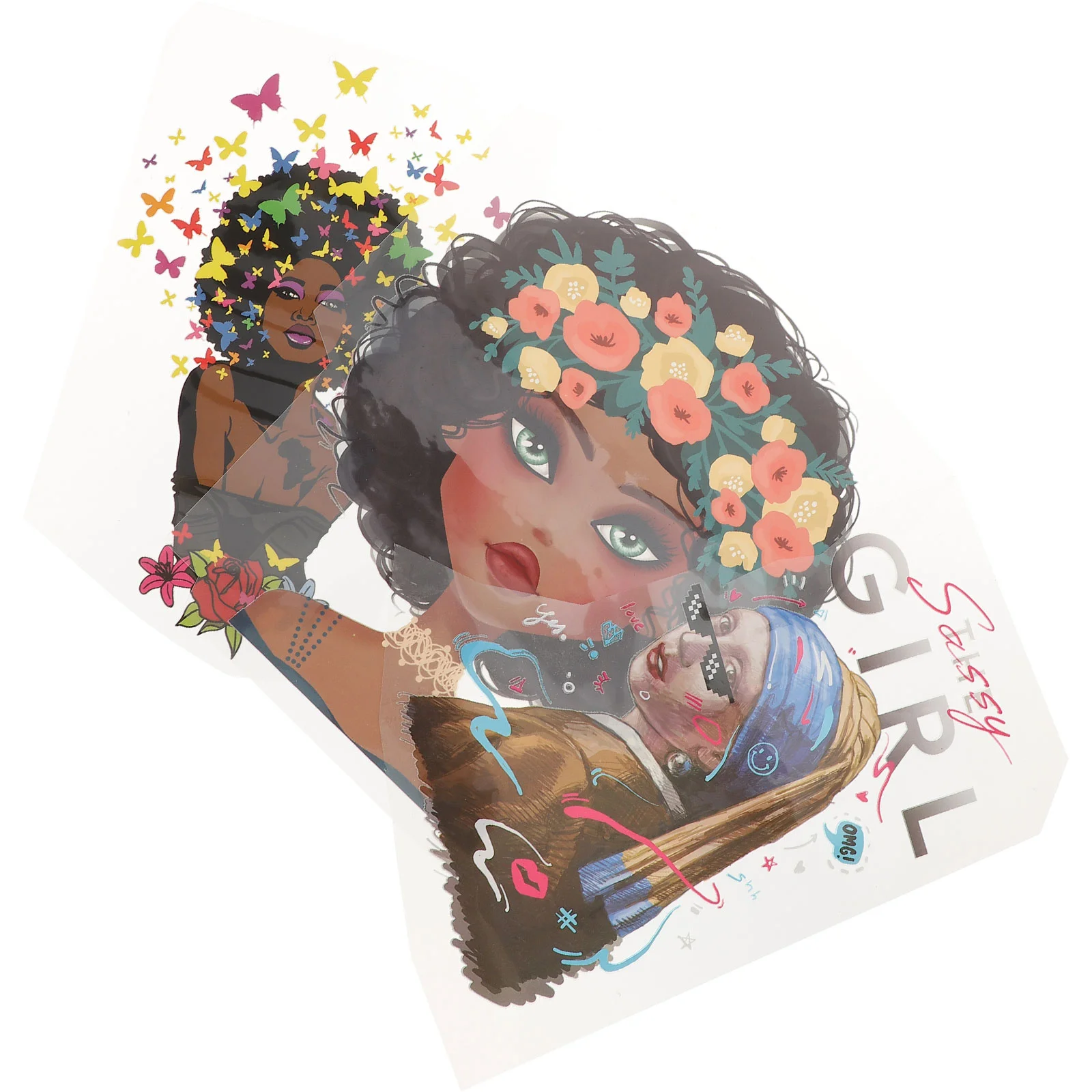 

DIY Patches DIY Patch Heat Transfer Paper Patches Backpacks Stickers Shirts Girl