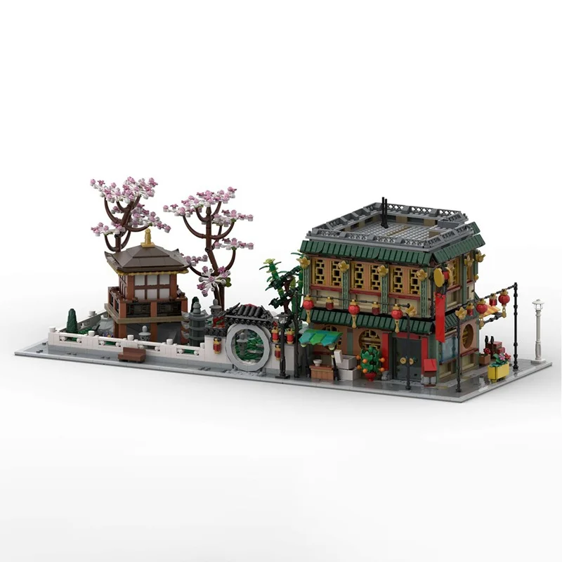 Фото 2174 шт. MOC Семейное воссоединение, модульная модель, строительные блоки, рождественские подарки, сборная игрушка, идея «сделай сам», кирпич для детей на день рождения №5