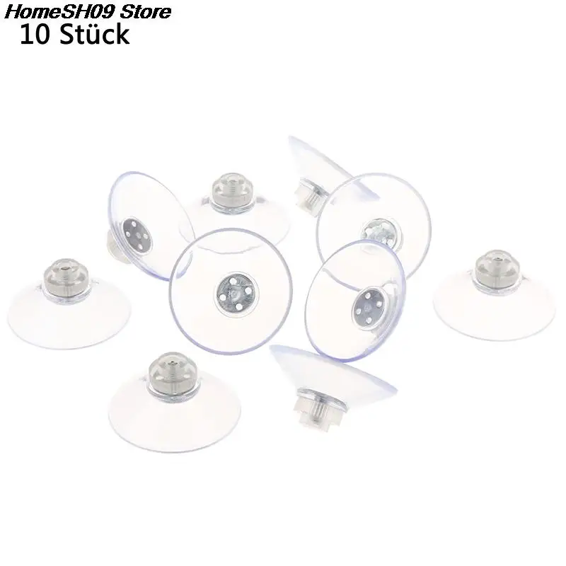 

10pcs With Thumbscrew Sucker Suction Cup Metal Nut Stud Thread Bathroom Window Glass Wall Mount Furniture Fixture Sign Holders