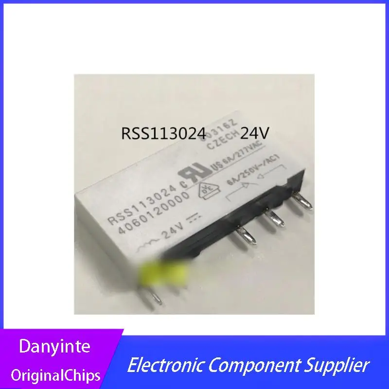 Новинка, 5 шт./лот реле RSS113024 24V DIP5 6A 4060120000 24V 5-контактный