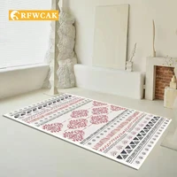 rfwcak moroccan ethnic imitation cashmere living room carpet without sand mat home decoration sofa coffee table bedroom tatami