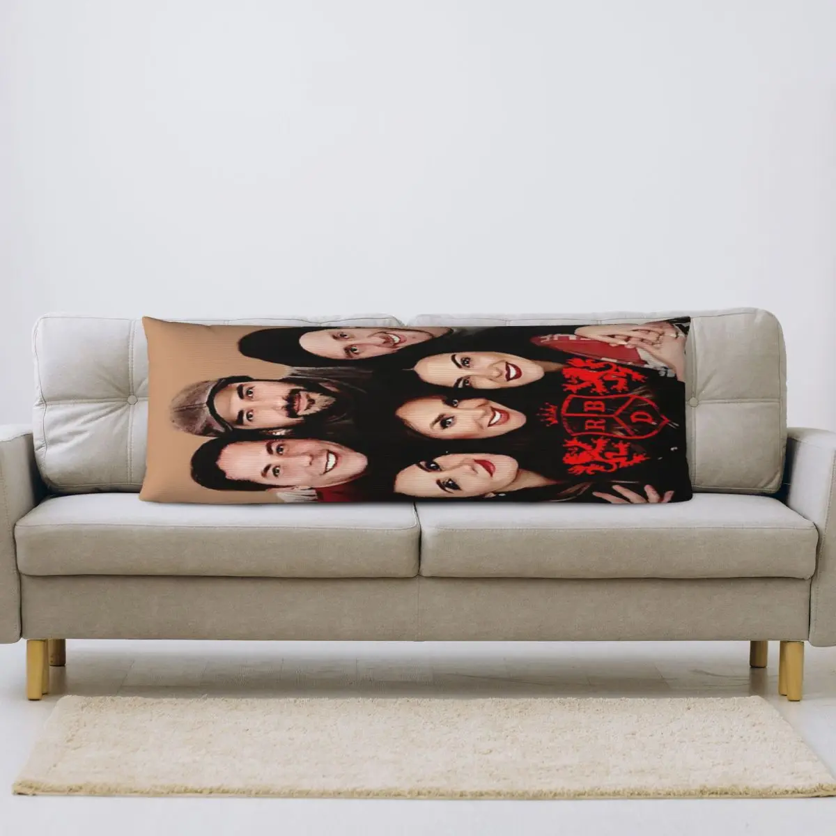 Наволочка для подушки Rbd Studio с красным логотипом (9) 20x60 дюймов