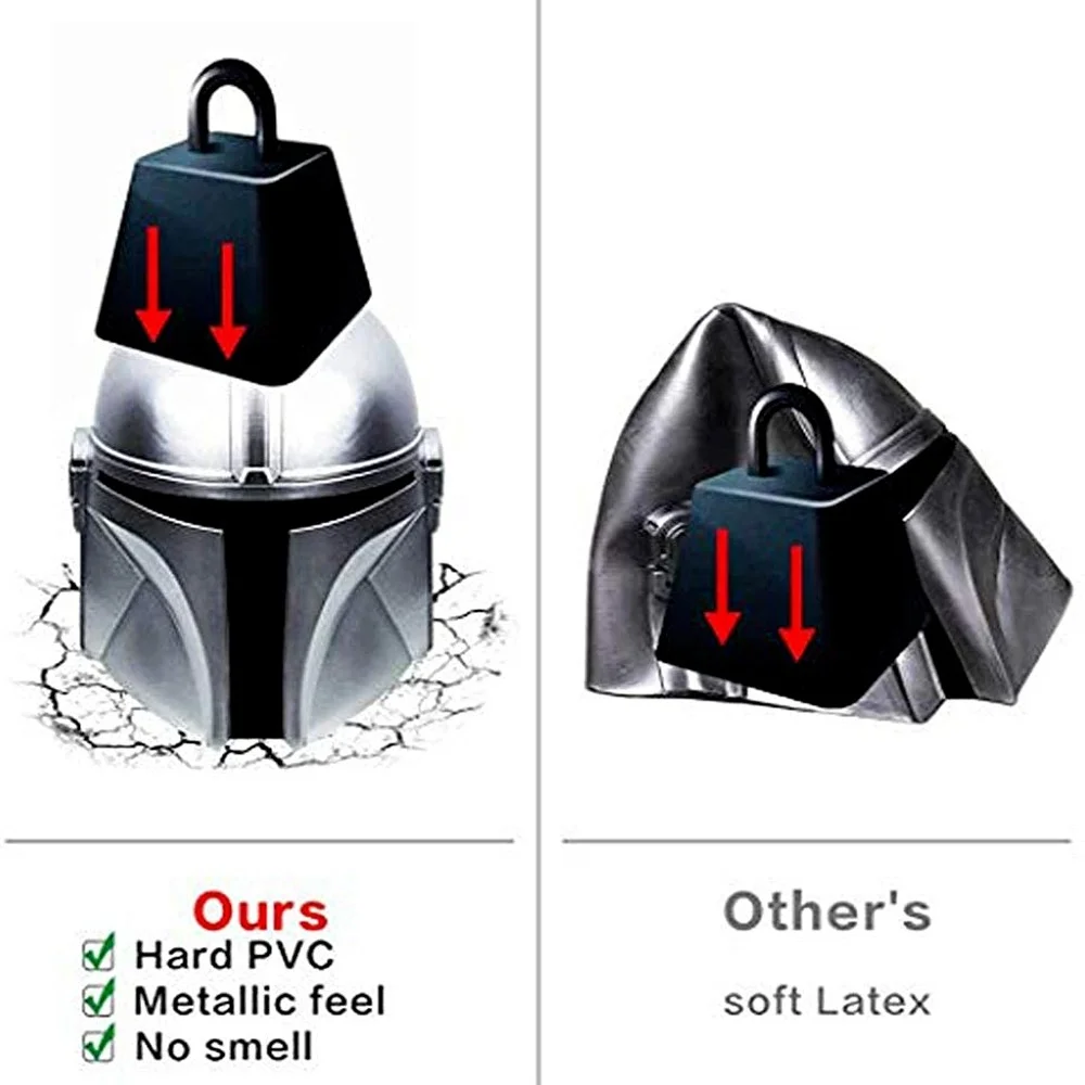 Шлем Мандалора из Звездных войн костюм на Хэллоуин шлемы для косплея твердая ПВХ