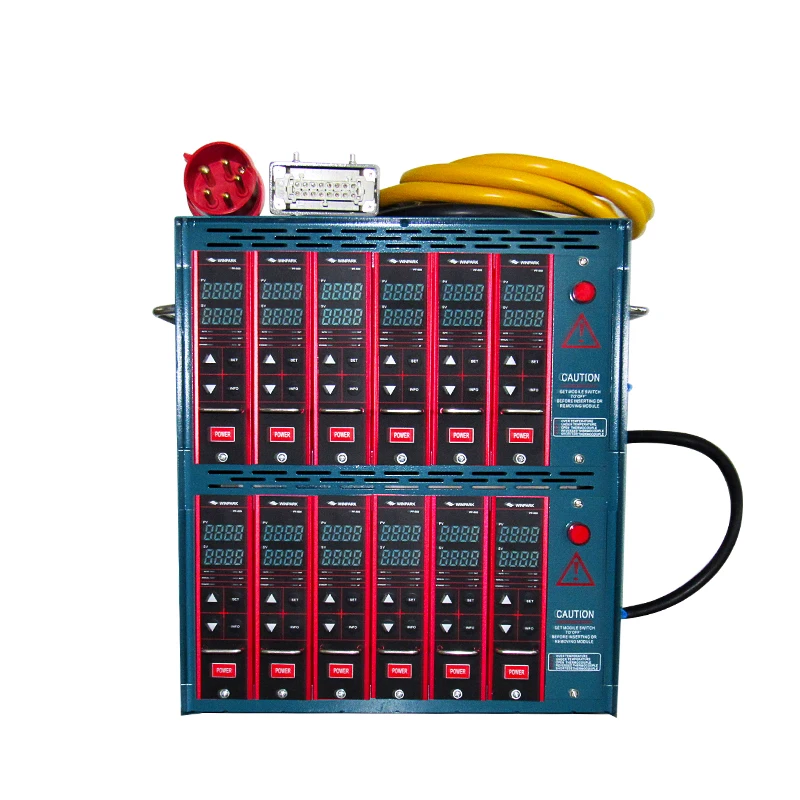 Плата контроля температуры PF500 Hot Runner со штепсельной вилкой блок имеет сильную