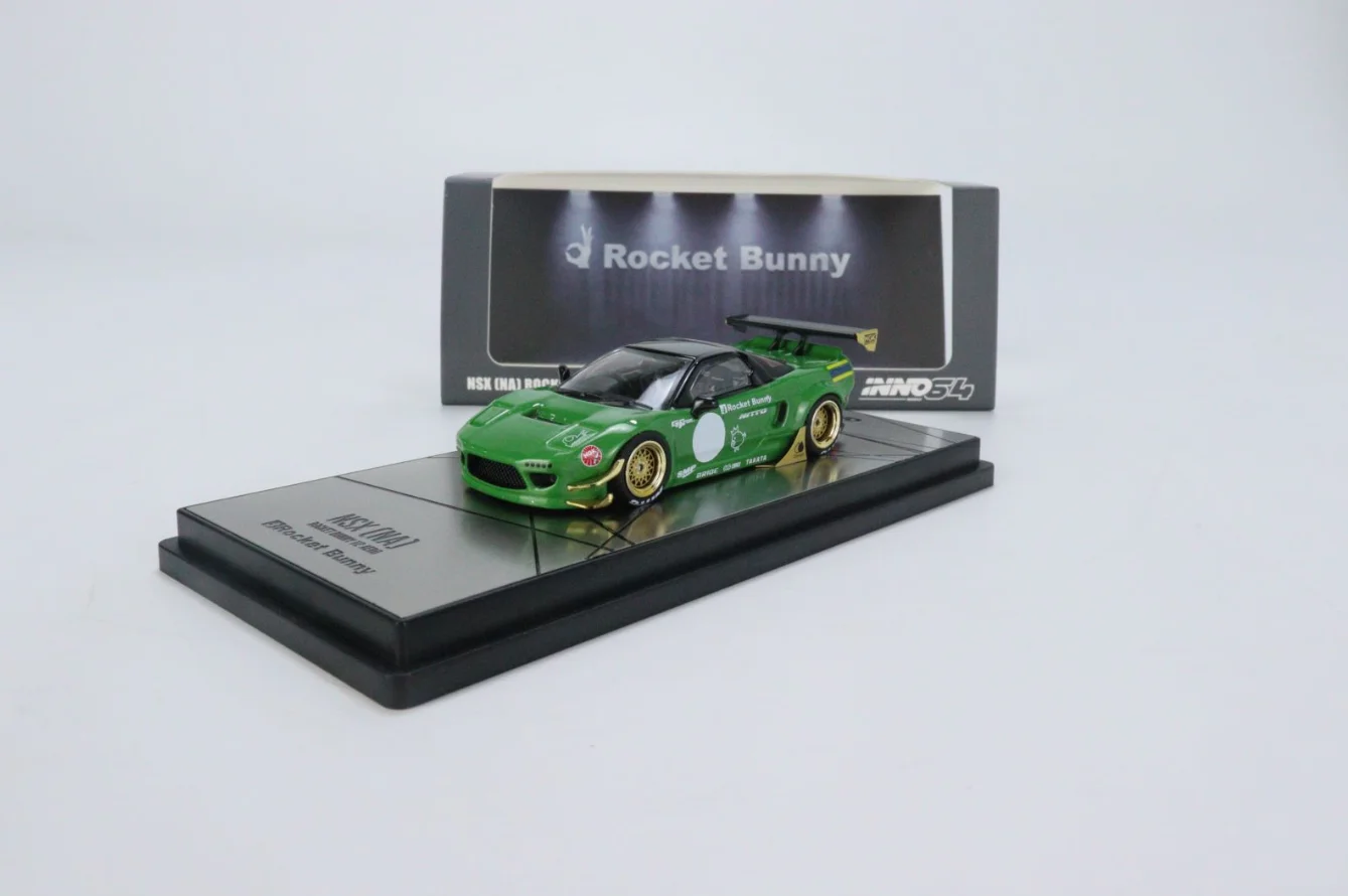 

INNO 1:64 NSX NA1 PANDEM ROCKET 】BUNNY Green Metallic Collection Ornament Gift Free Shipping