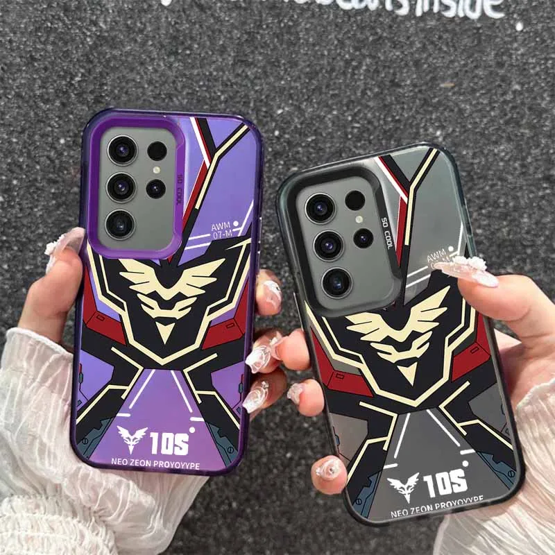 Для Samsung S20 FE Fan Edition 5G LITE G780 S21 S23 S24 PLUS S22 ULTRA Роскошный лазерный чехол для телефона с