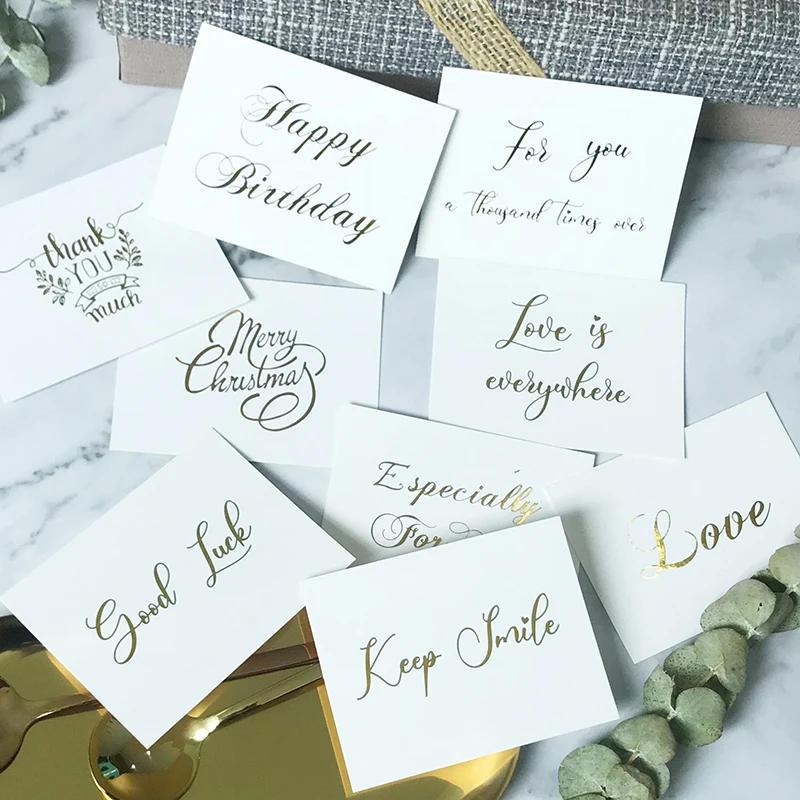 50 шт. бронзирующий односторонний Тип записываемых фотографий подарок на день