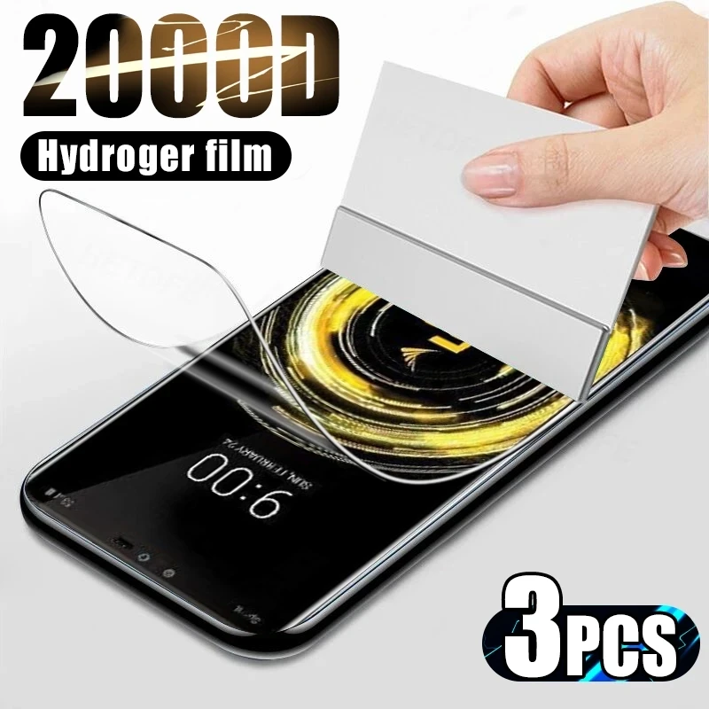 

3Pcs Hydrogel Film For LG W41 W31 Plus Q92 Q52 Q61 Q51 K62 K52 K42 K22 K71 K31 K41S K61 K51 K8X Screen Protector Protective Film