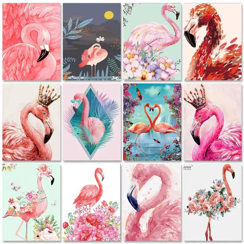 

RUOPOTY 60x75cm Paint by numbers Original gifts Picture Drawing Animals Paint for painting Wall art Handicraft Handiwork Art