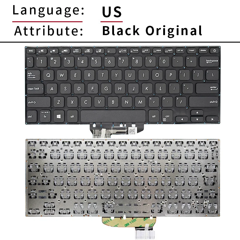 Фото Оригинальная клавиатура для ноутбуков ASUS VivoBook S14 S430FA S430FN S430UA X430FA X430FN X430UA S4300UF/N/A (версии для США/России) №3