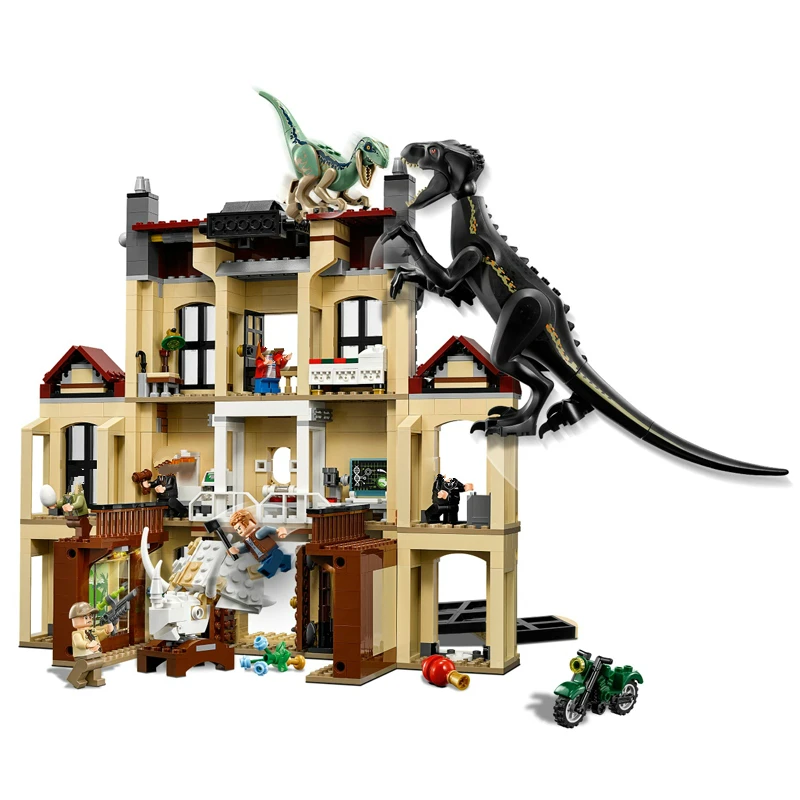 

75930 Jurassic World Dinosaur Indoraptor Rampage At Lockwood Estate Building Block Toys Christmas Gift Compatible