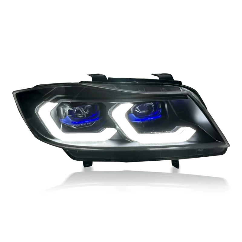 Фото Новый дизайн SJC, новый эксклюзивный продукт, фара Ikon для BMW 3 серии E90, двухцветная лазерная налобная лампа, супер яркое освещение Sy №3
