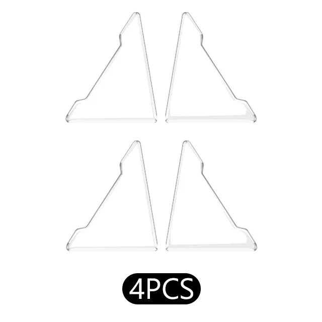 

Универсальные Угловые Чехлы Для Дверей Автомобиля, 2/4 Шт., Прозрачные Силиконовые Защитные Наклейки