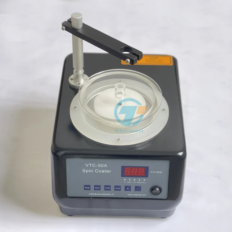 Бесвакуумный вращающийся нагреватель VTC-50A Макс. 8000 об/мин для вафель 4 дюйма