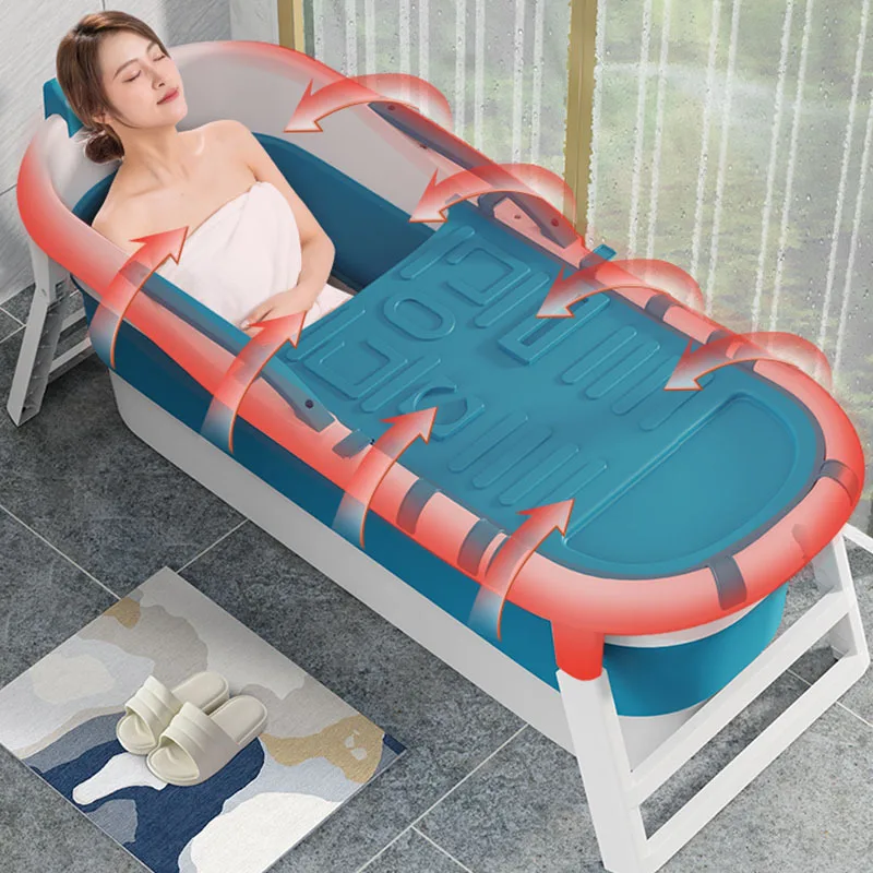 Складная уличная ванна отдельно стоящая большая надувная для кемпинга взрослых