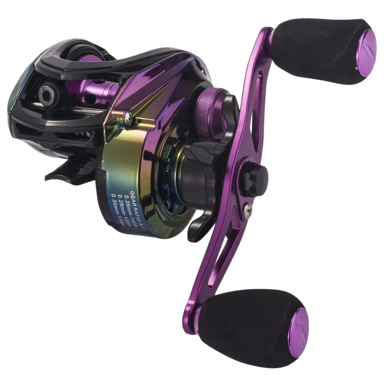 

Colorful 19+1 BB Fishing Reel 8.1:1 Baitcasting Fishing Reel Ultra Light Smooth Bait Casting Fishing Reel