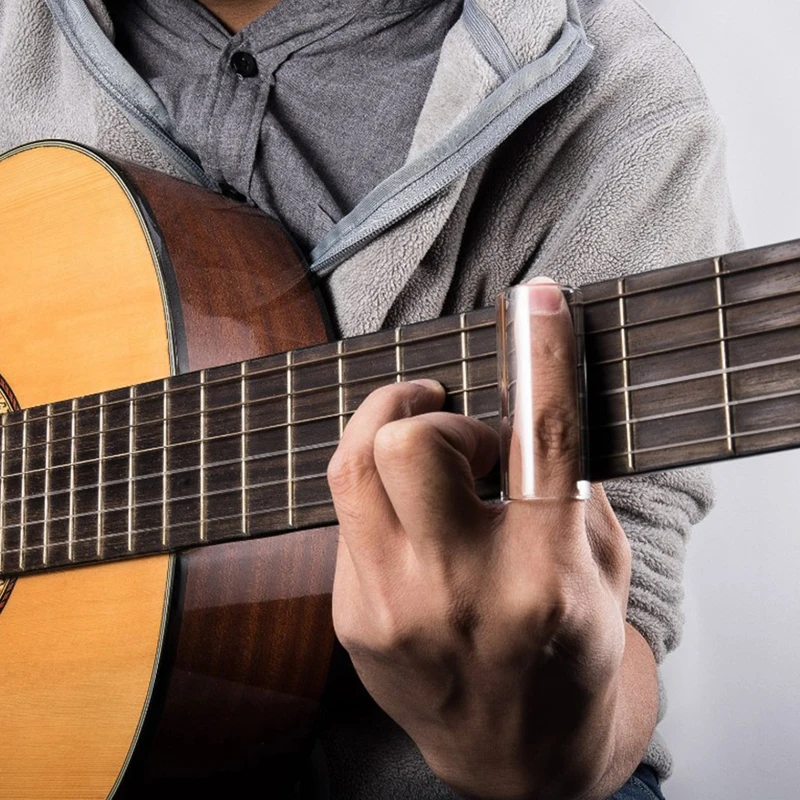 

60MM High Guitar Slide Bar Stainless Steel Metal/Glass Finger Slides for Guitar Ukulele String Instruments Guitar Accessories