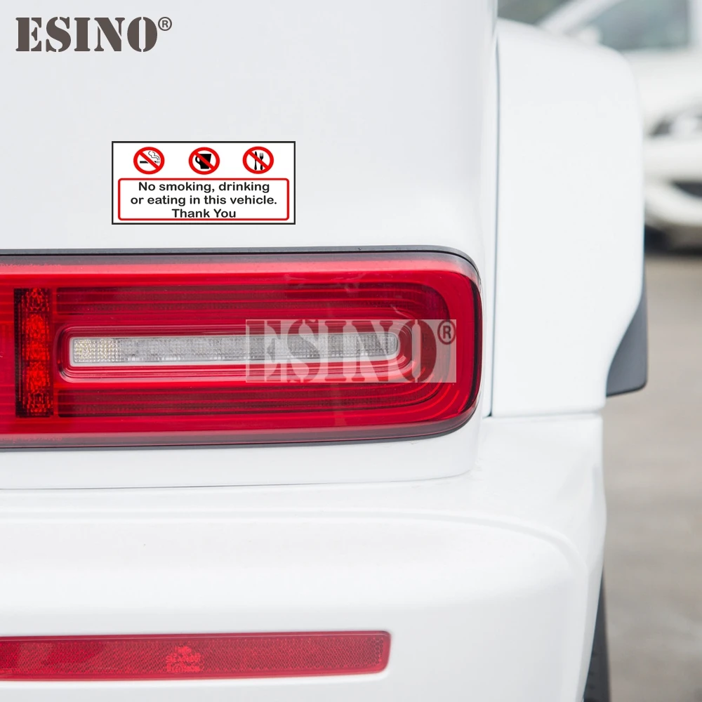 Автомобильный Стайлинг забавная крутая фотография не курить пить или едать в