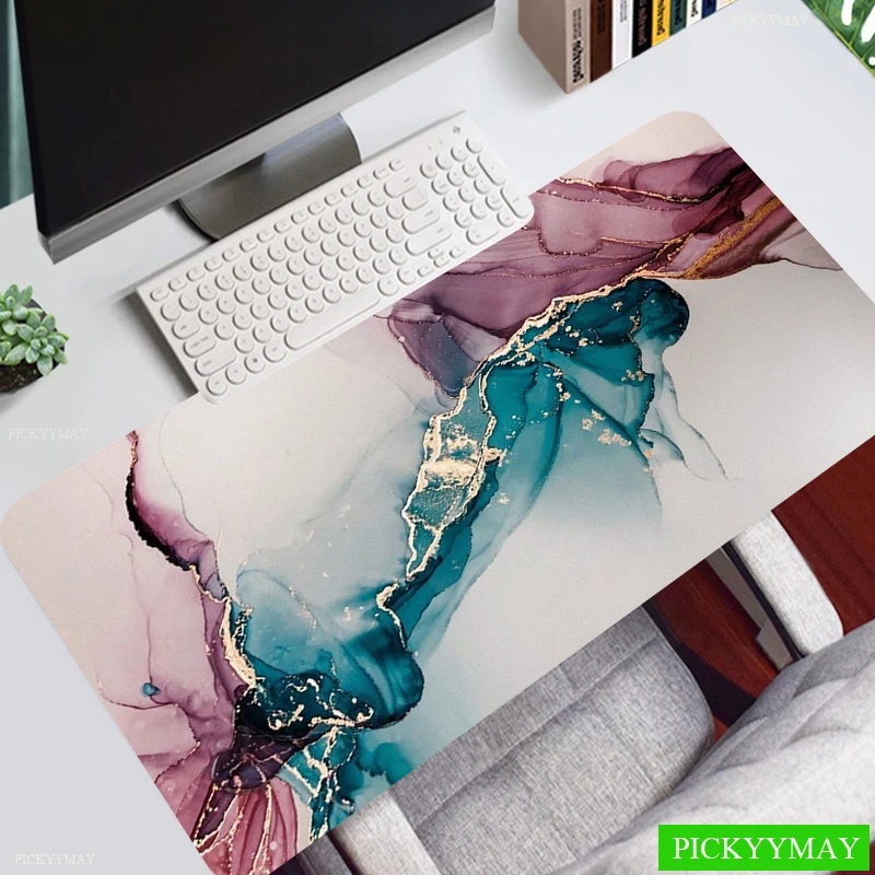 

Marble Large Mouse Pad 100x50cm Big Computer Gaming Mousepad Large Keyboard Mat Table Mat Desk Mat Mausepad Gaming Mouse Mat
