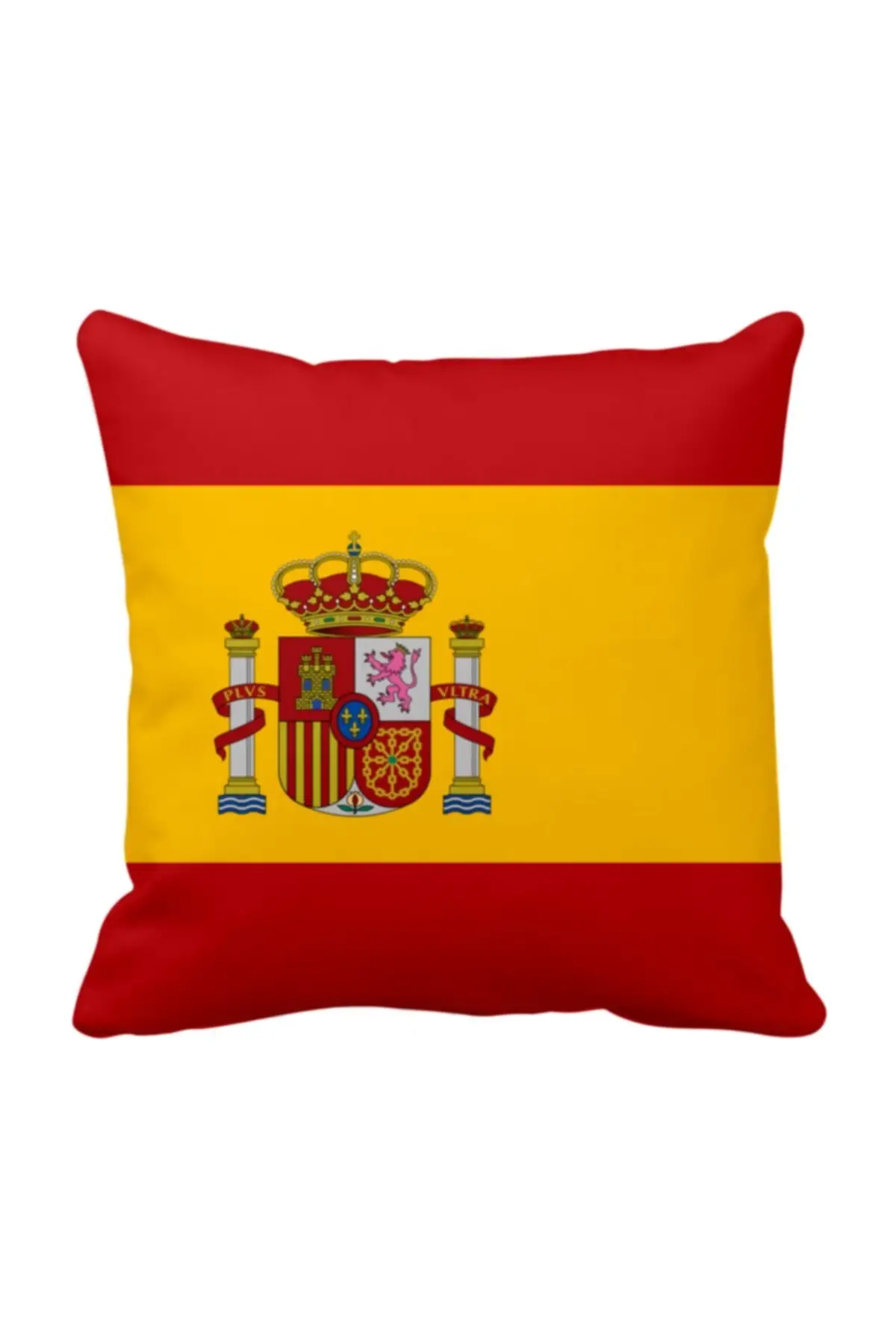 Spain Spain Flag Football Fans Satin Pillow