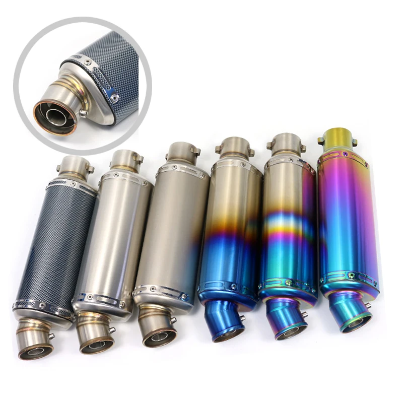 

51mm Universal Motorcycle Exhaust System Muffler Db-Killer for Yamaha R1 2004 BMW S1000rr F900xr Cb400 Fz25 Zx10r
