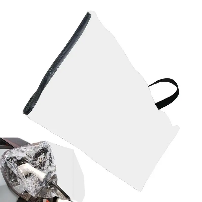 

Крышка для зарядного устройства для электромобилей, водонепроницаемая Прозрачная крышка для зарядного устройства для электромобилей, универсальная магнитная защита от дождя, солнца, УФ-лучей, снега