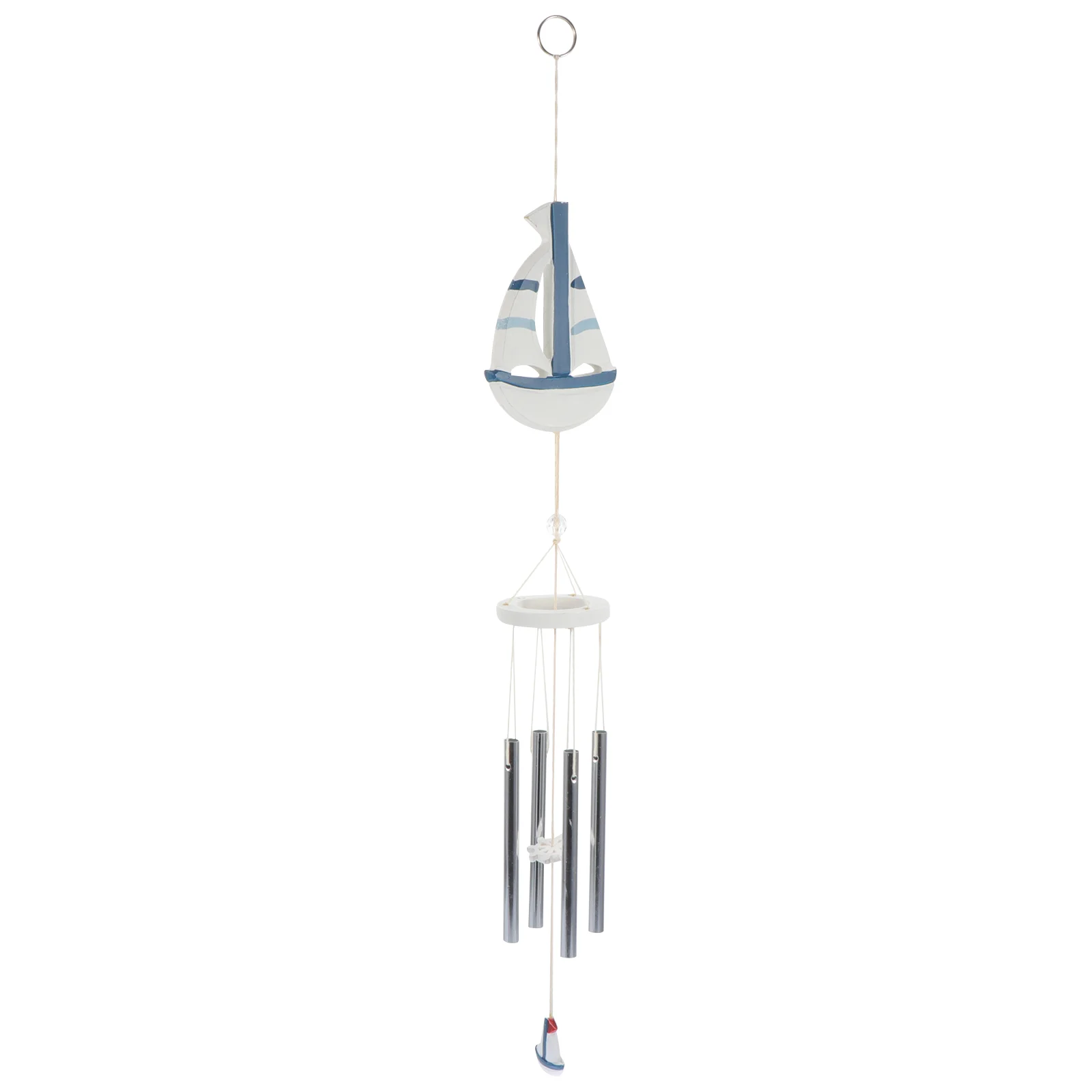 

Unique Sailboat Hanging Wind Bell Chic Wind Chime Pendant Home Ornament