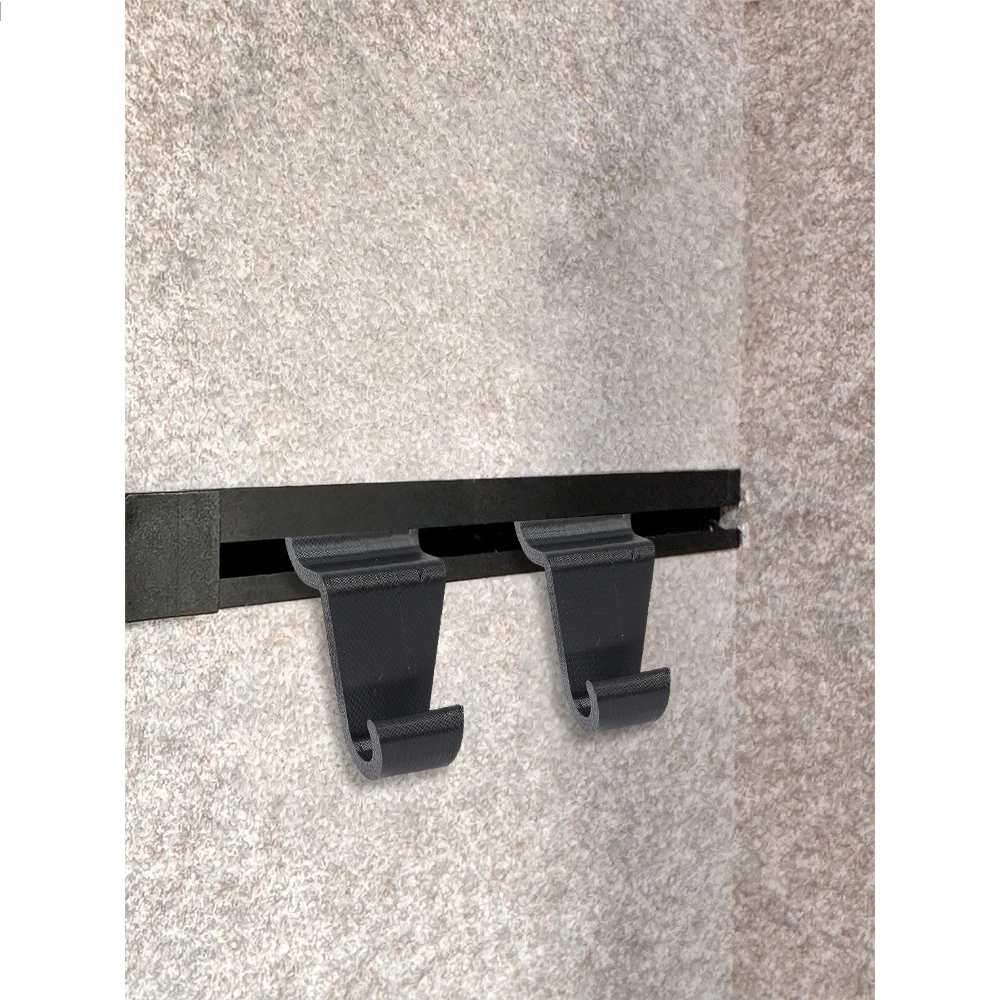 Фото 4x Настенные крючки для системы Hymer Hook-In Rail: Многофункциональные аксессуары для хранения в автофургонах и домах на колесах, подвесная полка №3