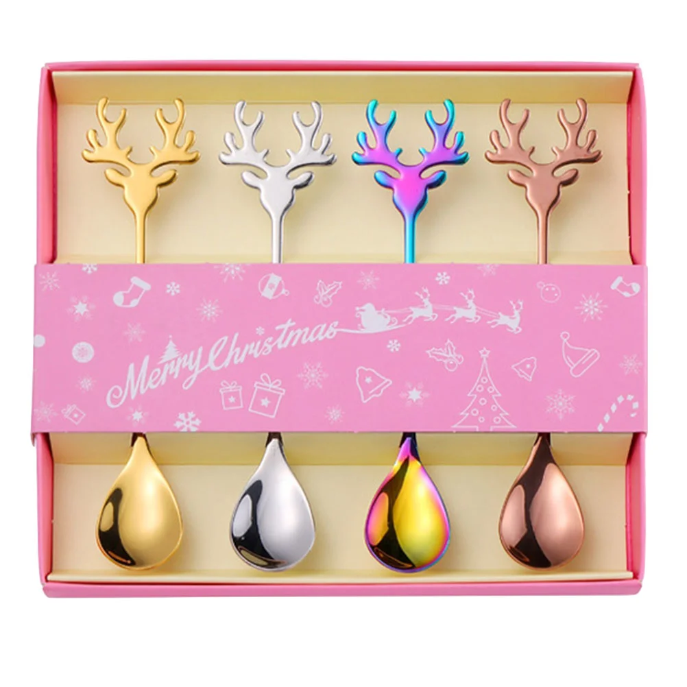 

Spoon Spoons Ice Steel Stainless Sugar Cream Stirring Soup Kids Supplies Party Espresso Kitchen Porridge Appetizer Condiments
