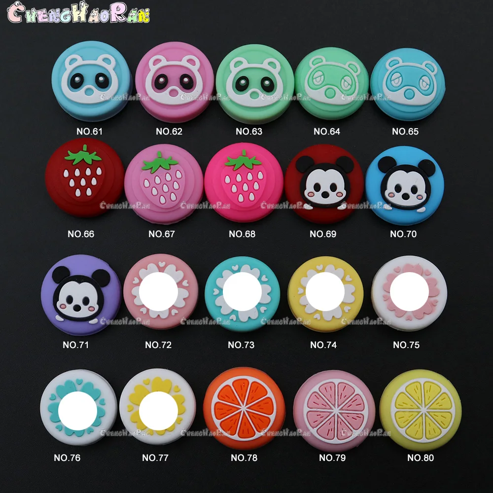 

1pc From No.58-76 Thumb Stick Grips Caps For Nintendo Switch Joy Con Controller Pads Grip joycon joystick cap