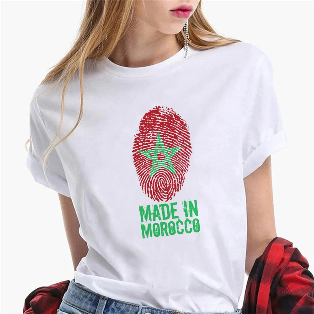 Марокканская футболка Женский комикс топ в стиле Харадзюку для девушек y2k