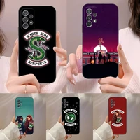 riverdale phone case for samsung galaxy s20 s22 s21 s9 s30 s10 s8 s7 s6 pro plus edge ultra fe shockproof shell