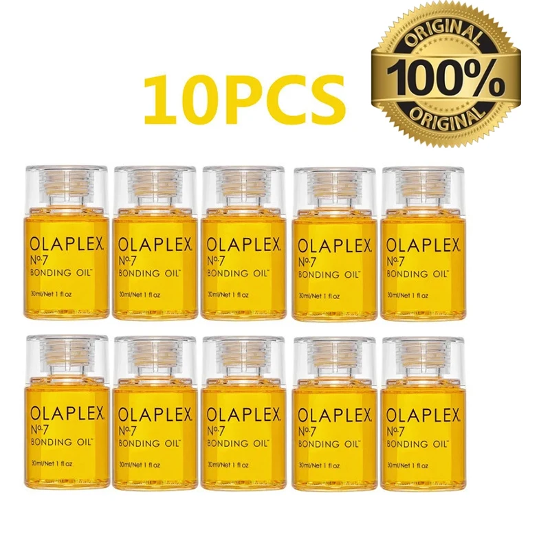 10PCS OLAPLEX No.7 Original Hair Care Essential Oil Dye Damaged Soft Anti-high Temperature Repair Hair Care Nursing Bonding Oil