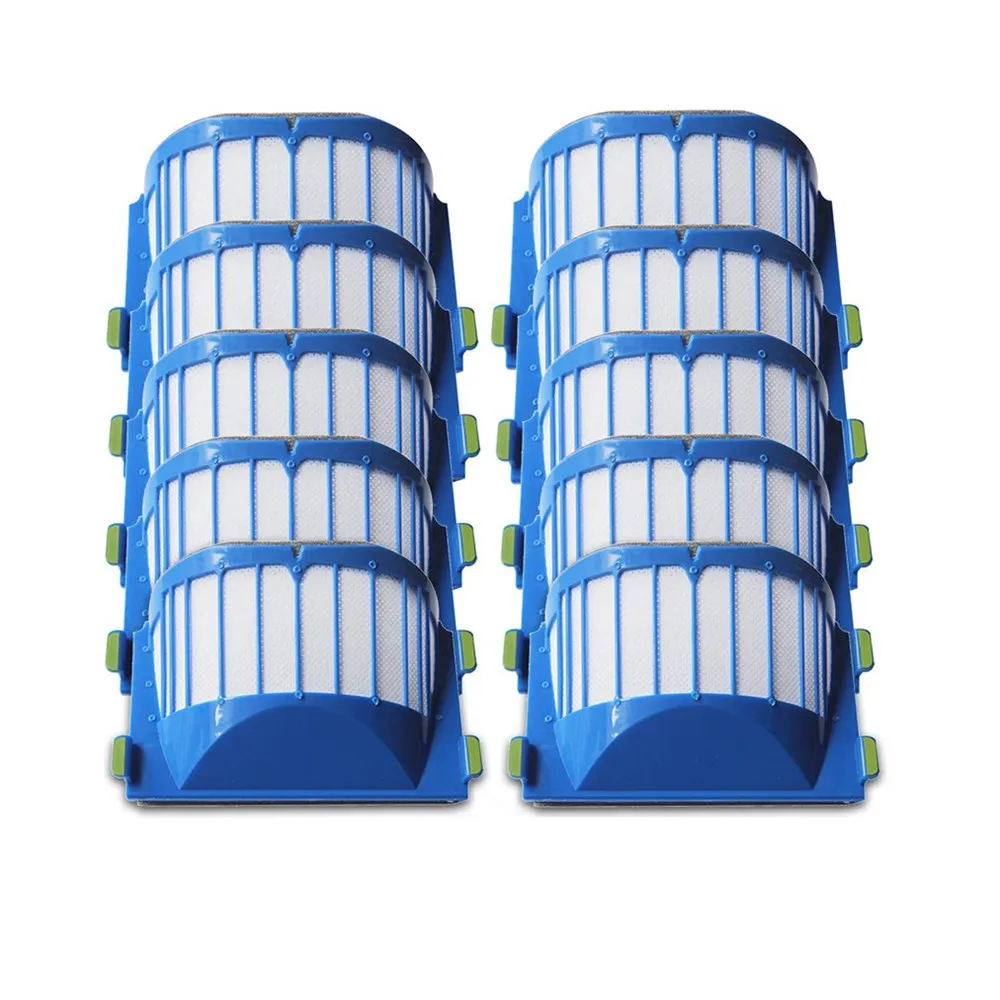

Adaptation for irobot sweeping robot accessories 600 series blue screen 10 pack set of HEPA screen