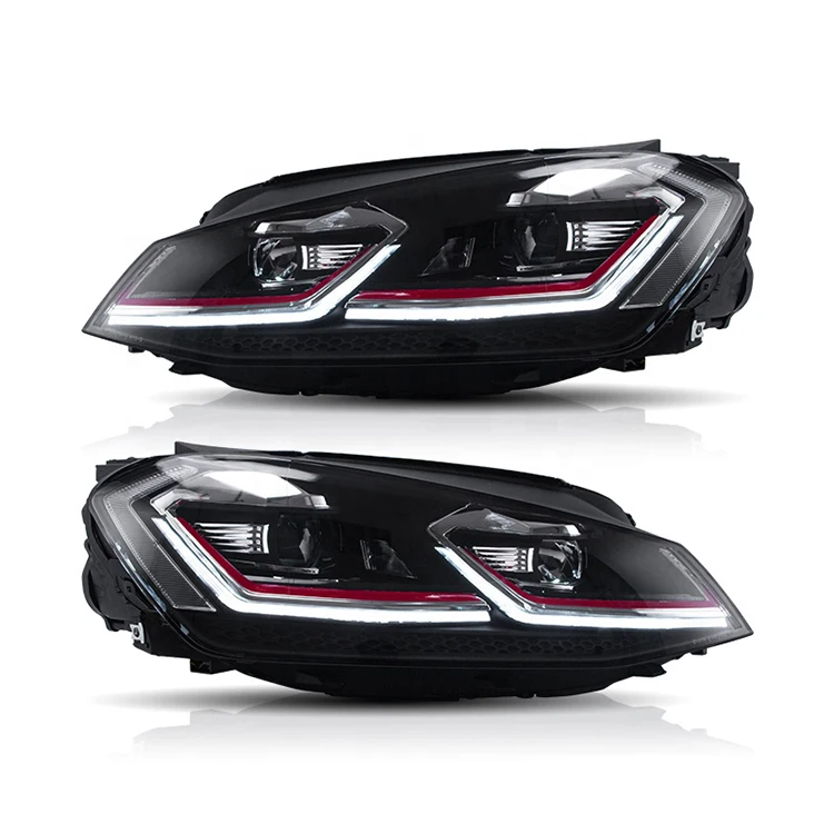 

VW Golf 7 7.5 Mk7 Hot Sale Sequential LED Xenon 2014-UP Head lamp Headlight