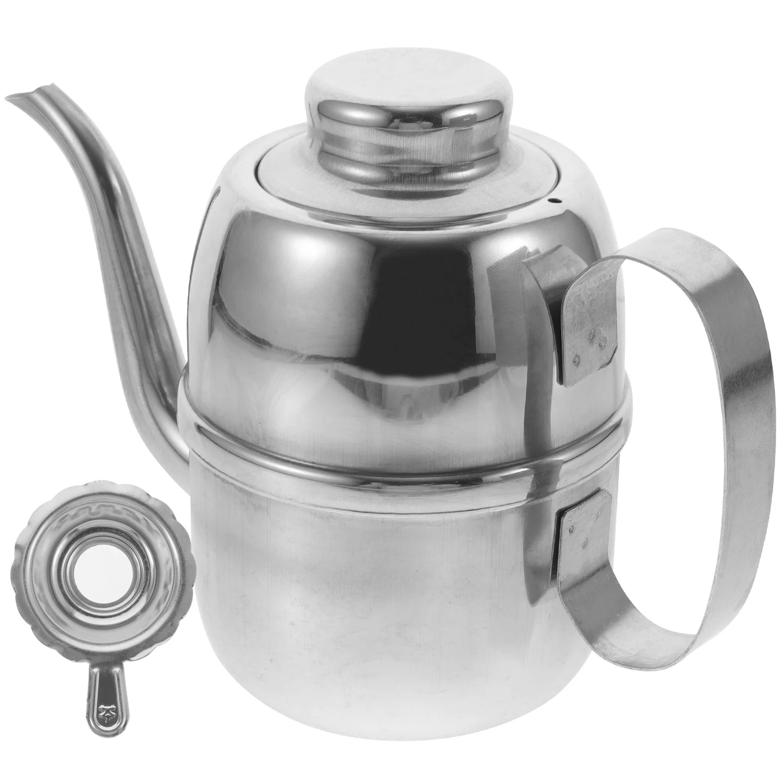

Stainless Steel Oil Pot Convenient Holder Grease Strainer Soy Sauce Container Filtering Cup Tea Kettle Can Lecythus Food