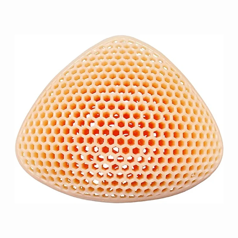 

1 шт. легкая треугольная ажурная форма для груди с сотовым сердечником силиконовая форма для груди мастэктомия проситизный бюстгальтер усилитель вкладыш