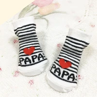 newborn baby socks girls boys baby soft socks for toddler stripe letter printed spring summer infant socks 0 6 months