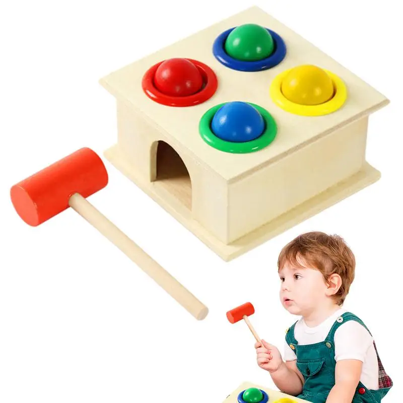 

Деревянный молоток, игрушки с цветной сортировкой для детей, Игрушки для раннего развития, подарки на день рождения
