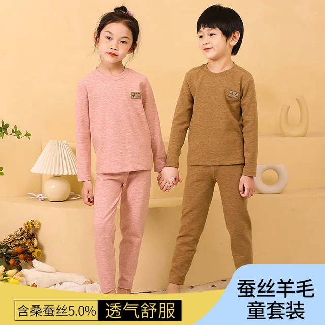 Autumn Winter Baby Girl Clothes Sleepwear Casual Underwear for Boys Kids Long Johns 1
