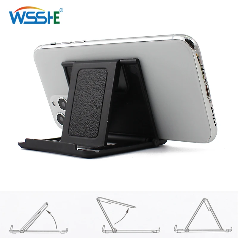 phone holder desk stand for your mobile phone tripod for iphone xsmax huawei p30 xiaomi mi 9 plastic foldable desk holder stand free global shipping