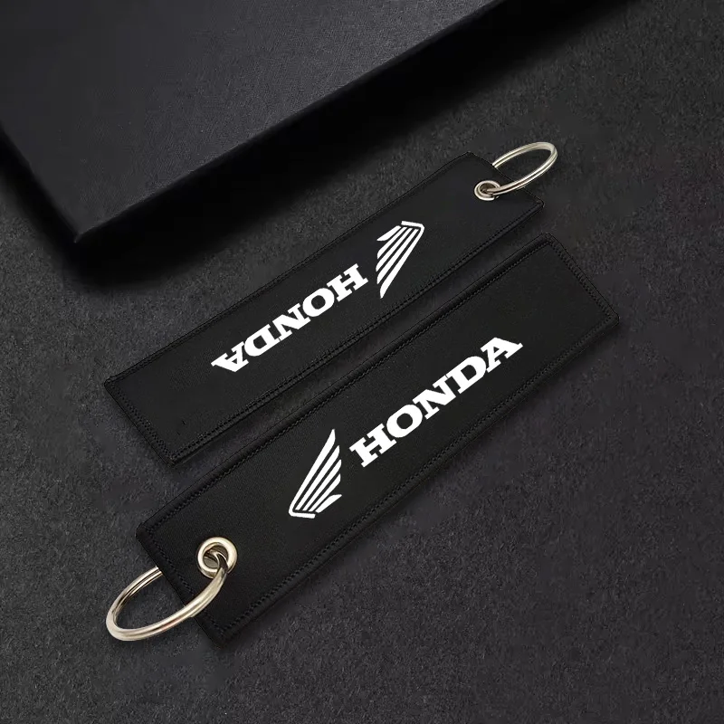 Фото Кожаный брелок с логотипом мотоцикла, рекламный подарок с брелоком для Honda Cb400 Cb650 NSS350 CM300 CB500 CB650R CB190, аксессуары №2