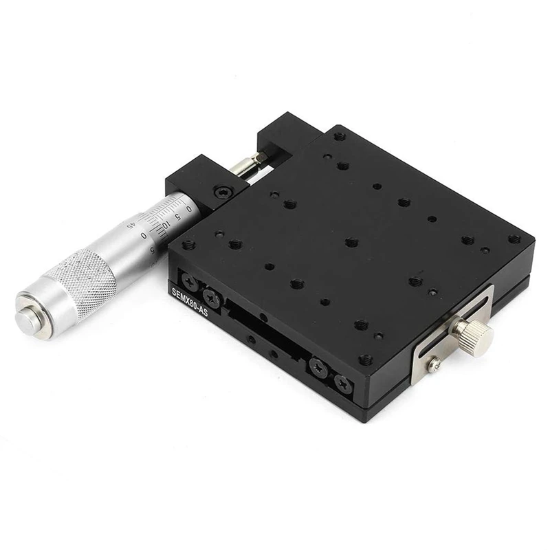 

SEMX80-The Linear Step, 80X80mm X Micrometer Manual Linear Stages Of Linear Translation Stage Platform Macro Track
