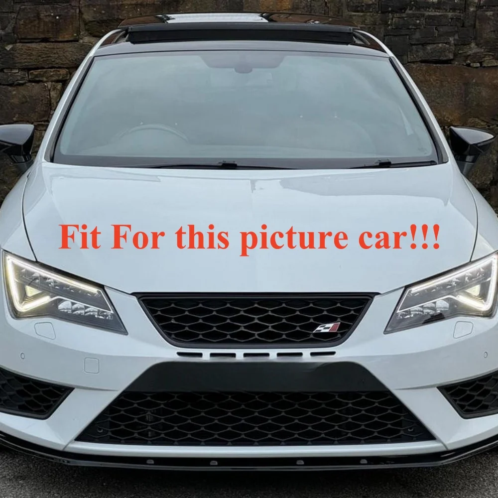 Желтые лимонные дневные ходовые брикеты для 2017-2020 Seat Leon Cupra фонарь ангельские