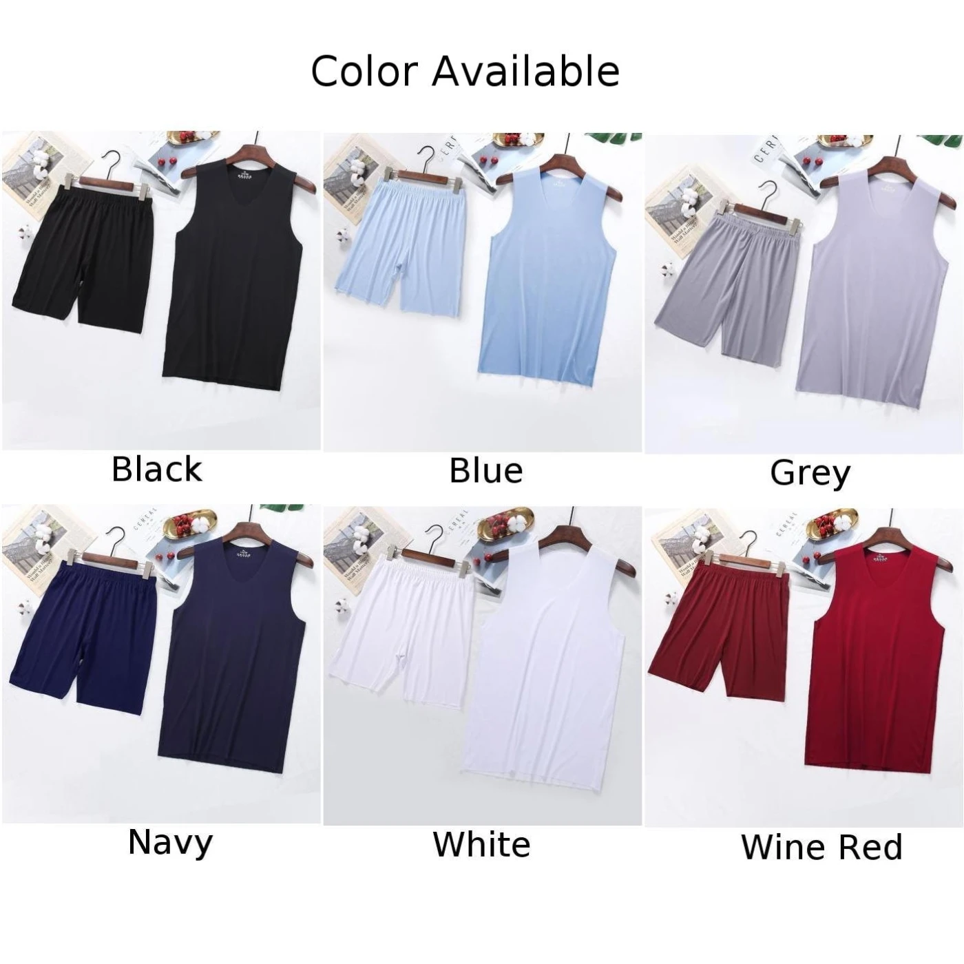 Рисунок 6 - Мужской Шелковый комплект из майки и шортов